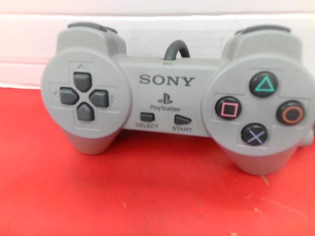 Manette PlayStation 1 Noir Transparente (rare) - Occasion, Fonctionnelle, Marques D'usure