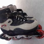 PATIN A ROUES ALIGNEES / GRIS