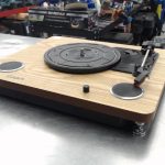 TABLE TOURNANTE / MARRON