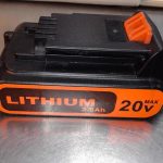 BATTERIE D'OUTIL SANS FILS / NOIR