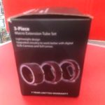 3 PEICE MACRO EXTENSION TUBE SET