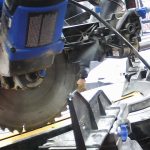 SCIE A ONGLET / BLEU