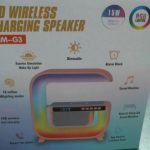 SPEAKER BLUETOOTH / CHARGEUR SANS FIL LED / BLANC