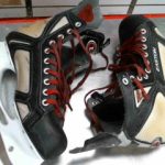 PATIN A GLACE TAILLE 10  / BLANC