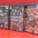 CD GAMECUBE AVEC BOITE ET MANUEL. , DONKEY KONGA 2, SIMS BUSTIN MOVE