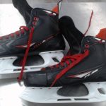 PATIN A GLACE / ROUGE ET NOIR