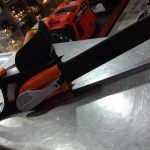 SCIE A CHAINE / ORANGE