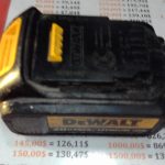 BATTERIE D'OUTIL SANS FILS / JAUNE