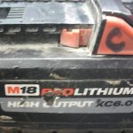 BATTERIE D'OUTIL SANS FILS / NOIR