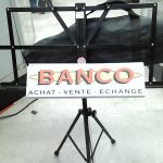 PIED/SUPPORT D'INSTRUMENT MUSIQUE / NOIR