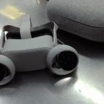 CASQUE VR (REALITE 3D) JEU / BLANC (ACC. ARRIERE)